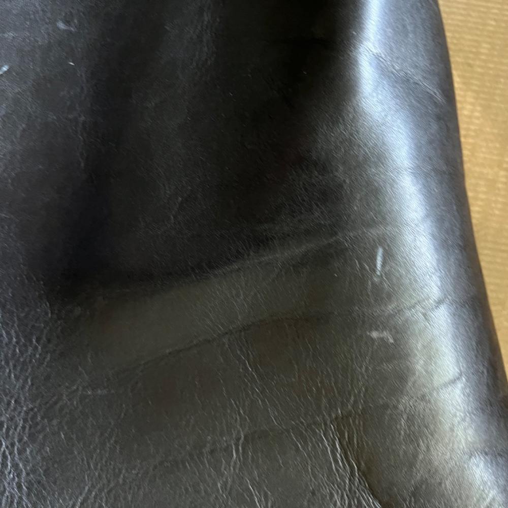 Madewell Transport Leather Tote in Black with Brown Handles - Picture 7 of 12